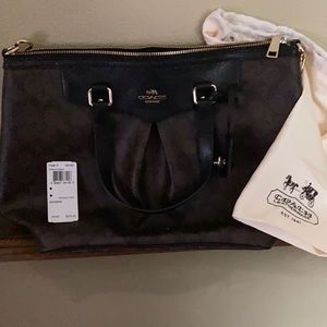 New never used Coach Signature bag